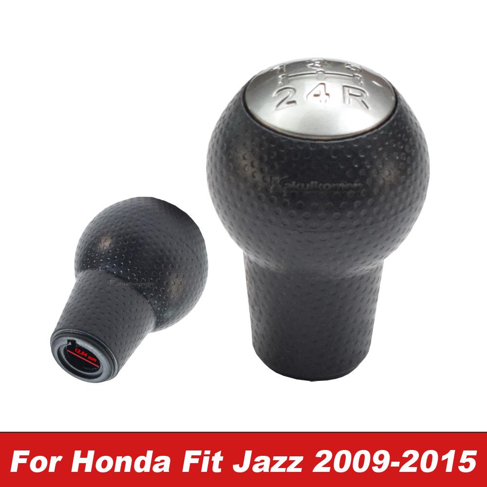 For Honda FIT/Jazz 2009 2010-2015 Manual 5 Speed Gear Shift Knob Lever Stick Shifter HandBall Gaitor Boot Leather Cover Case