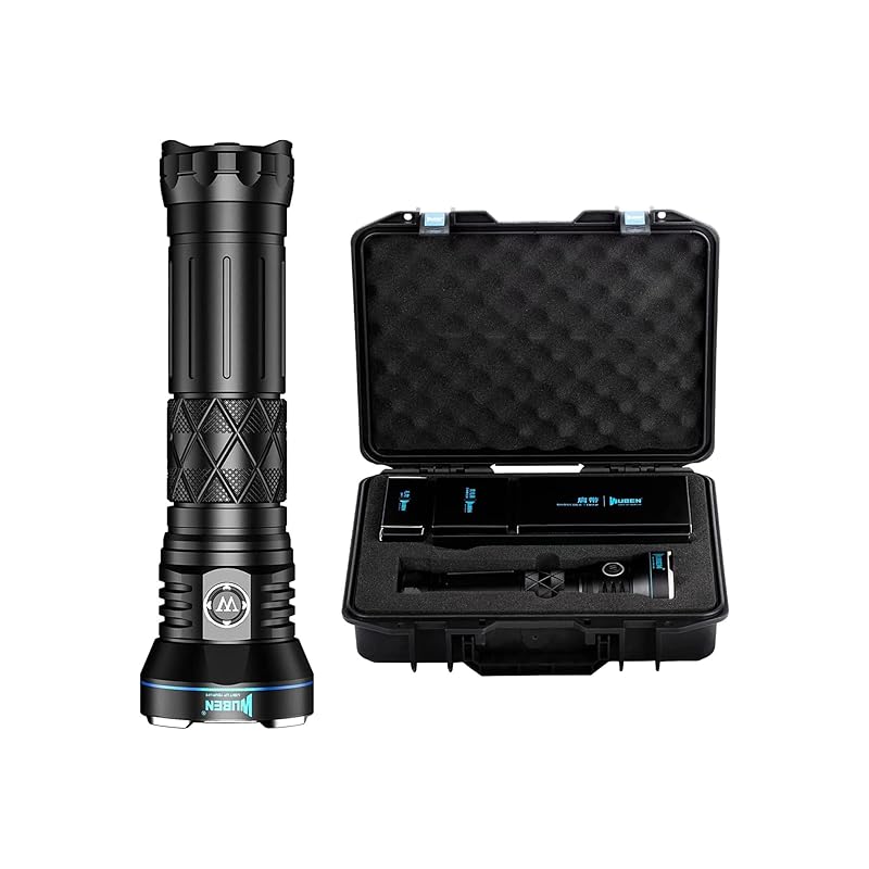 

WUBEN A9 flashlight 12000 lumens 420 meters handy light flash light compact light Kaichu Dentou spotlight super bright super strong super power super