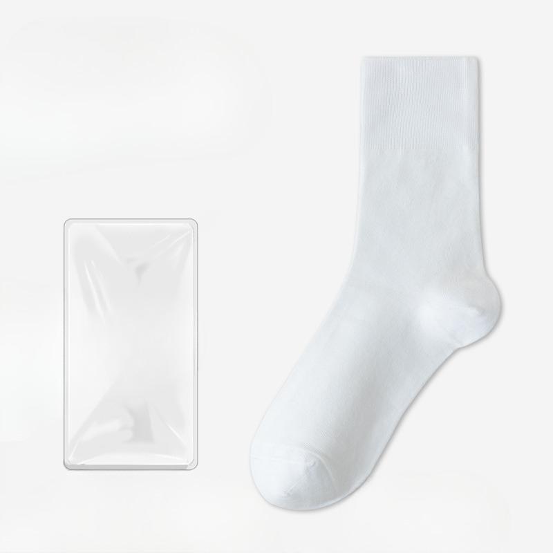 Female Summer Thin Leisure Pure Color Moon Son Boneless In The Tube Pile Pile Cotton Socks