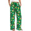 Women's Christmas Pajama Bottoms Funny High Waist Sleep Pants for Holiday