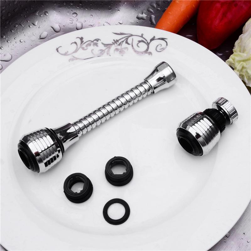 Splash-Proof Shower Head Extension with Water-Saving Pressurized Filter Aerator