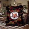 Fulham Football Print Flannel Blanket Soft Warm Sofa Bed Throw Blanket For Home Office Bedroom