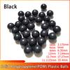 100~1000 peças 3mm~25,4mm Polipropileno Sólido Preto(POM) Bolas de Plástico Rolamentos de Precisão Esfera Rolante