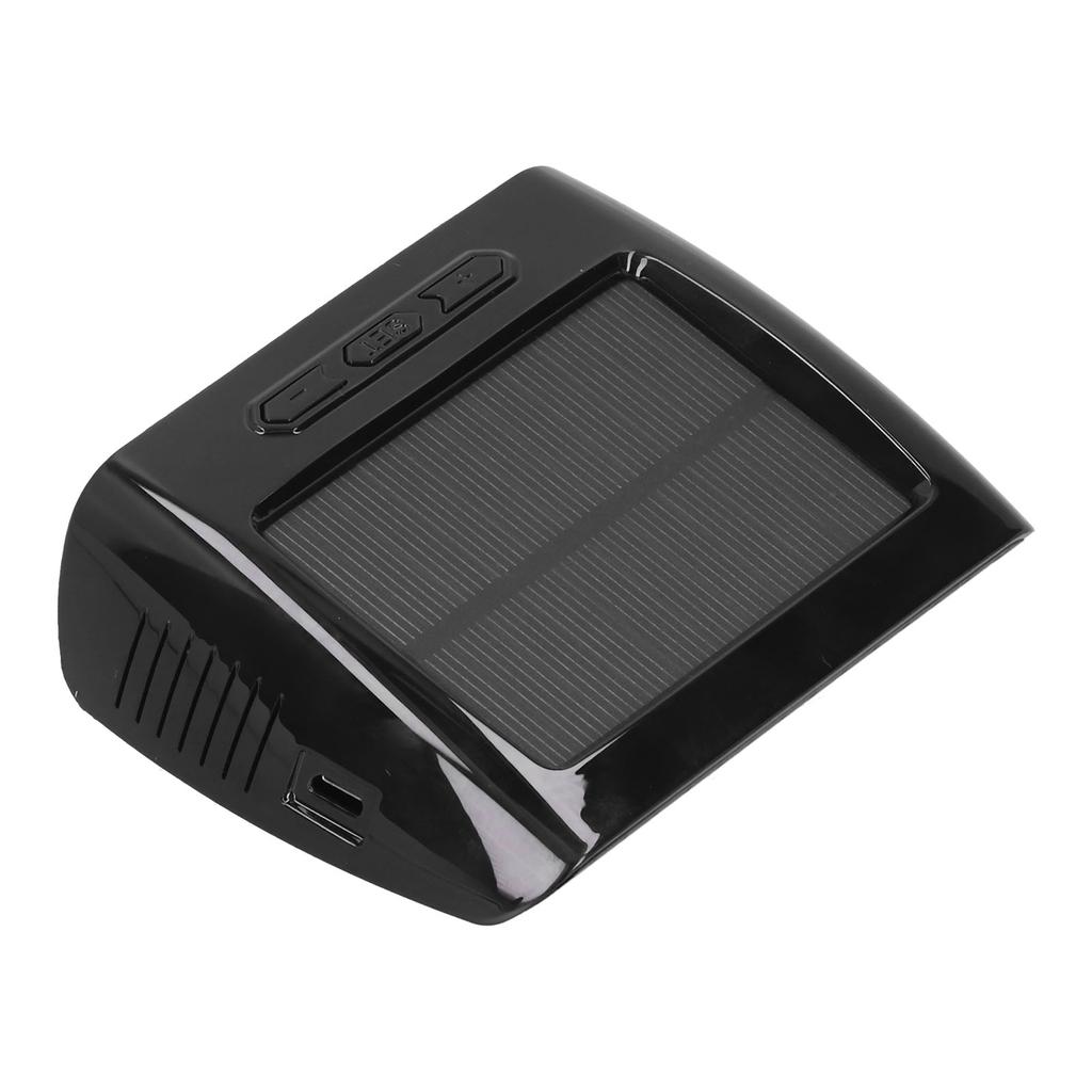 Car Tire Pressure Monitoring System Solar USB TPMS Temp Detection LCD Display Center Console Mounted with 4 Sensors