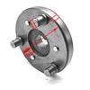 E-Bike Motor Zahnrad Kupplungssatz Nylonzahnrad mit 70mm Kupplung für Bafang Elektro 250W/350W Motor Teile 36T 38x12mm