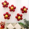 20-100pc Flower Shaped Balloon Clip Holder Balloon Connector Clips Plum Ring Buckle Birthday Wedding Party Balloons Sealing Clip