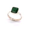 Emerald Gemstone 925 Sterling Silver Handmade Women Ring Jewelry