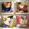 Kenma Kozume H-Haikyuus  Square Pillow Case Multi Sizes For Car Home Bedroom Decor Custom Valentine Gifts