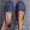 Large Size 44 Women Shoes Vintage Handmade Women's Flats Casual Shoes Ladies Flat Shoes Comfortable Slip On Female Loafers