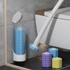Sterilized Disposable No-Drill Toilet Brush Set for Corner-Free Bathroom Cleaning