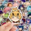 10/50PCS Cartoon Project Sticker Genshin Impact Vinyl Stickers Water Bottle Laptop Mobile Phone Skateboard Kids Adult Stickers