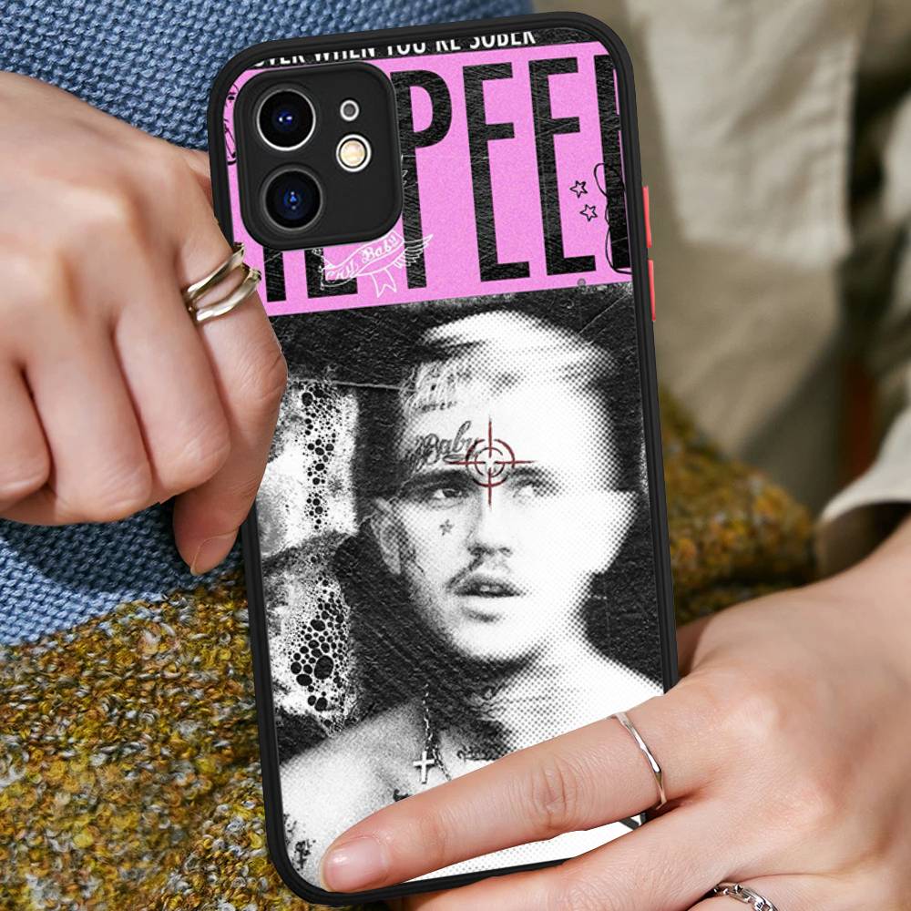 Emo Rapper Lil Peep For IPhone 16 15 14 Plus 13 12 11 Pro Max X XS MAX Translucent Matte Shockproof Cover