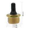 Brass Sprinkler Blowout Plug with Schrader Valves Efficient Blow Out Adapter Sprinkler System Winterization for Trailer