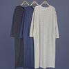 New ArrivalS Open Run Maternity Long DreSS Women S Long Sleeve Stripe Big Size