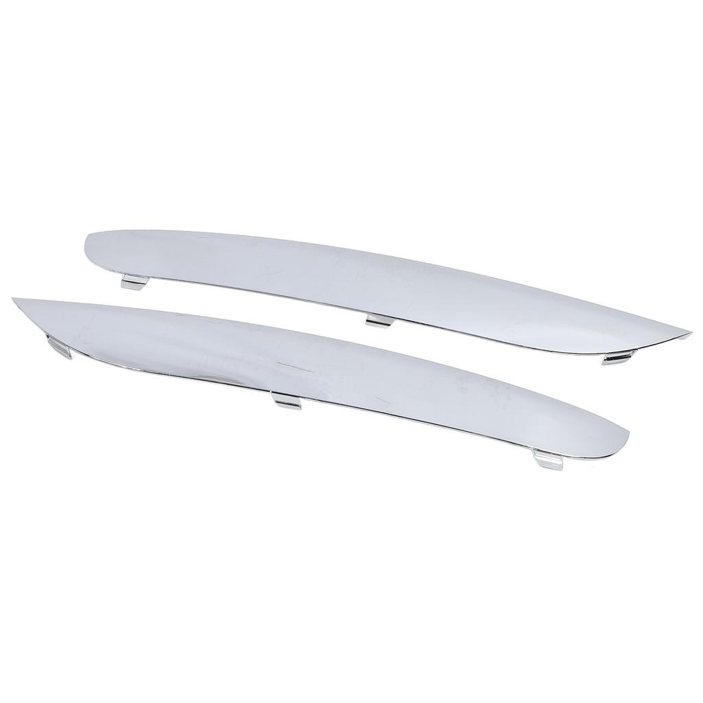 Front Bumper Chromed Moulding Trim 51118047728 Sporty Style Left Right for 7 Series F01 F02 F04 2008 To 2015
