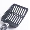 Cat Litter Scoop with Ergonomic Long Handle Stainless Steel Deep Shovel Slotted Litter Scooper Non-stick Poop Sifting Shovel Sifter Pet Supplies