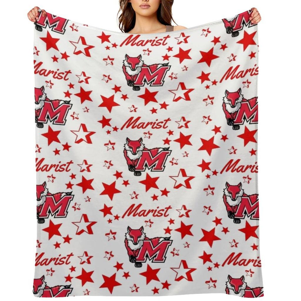 Marist Collage Throw Blanket Moving Luxury Thicken Soft Big Cute Blankets