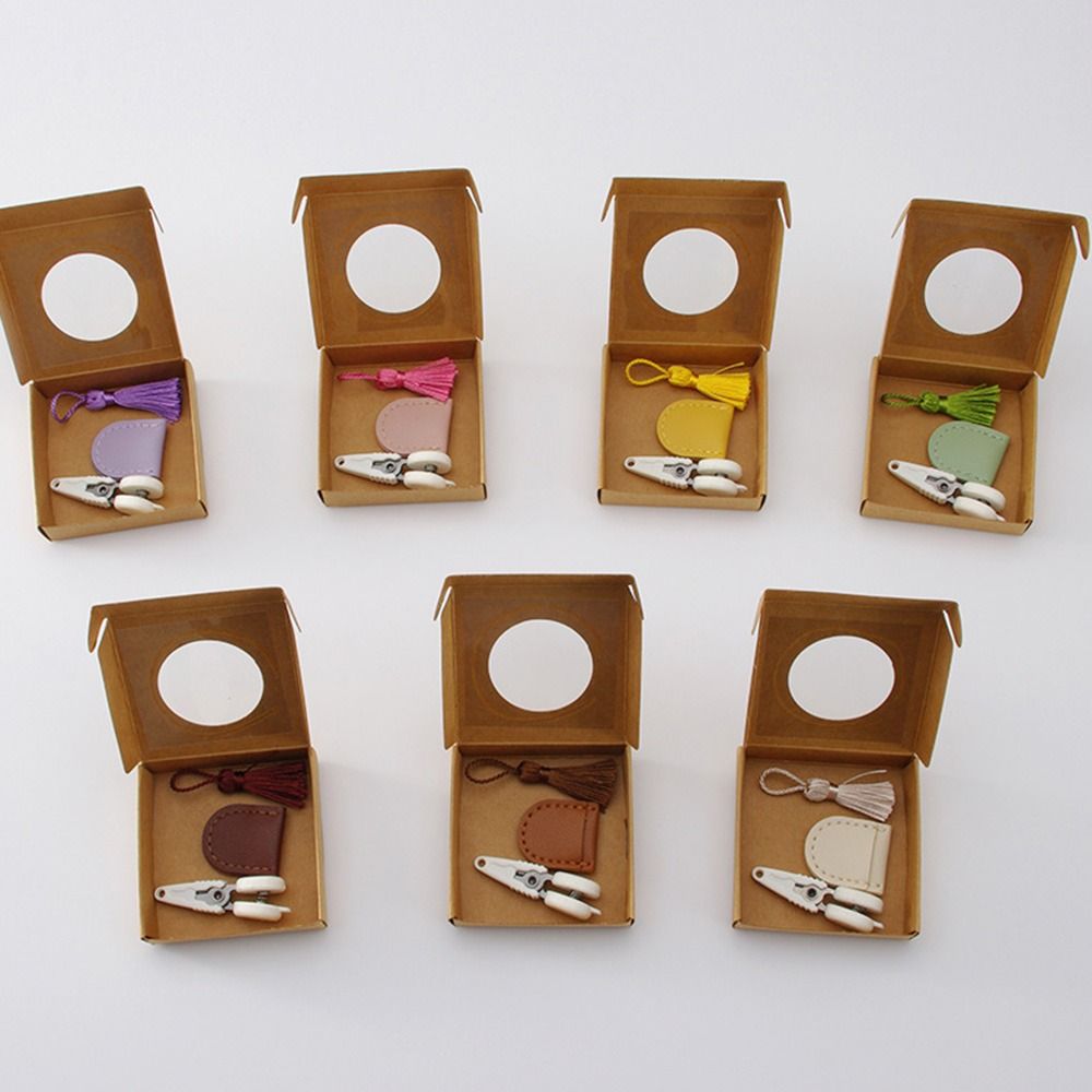 High Precision Art Mini Scissor Protective Cover Spring Yarn Scissors Embroidery Work