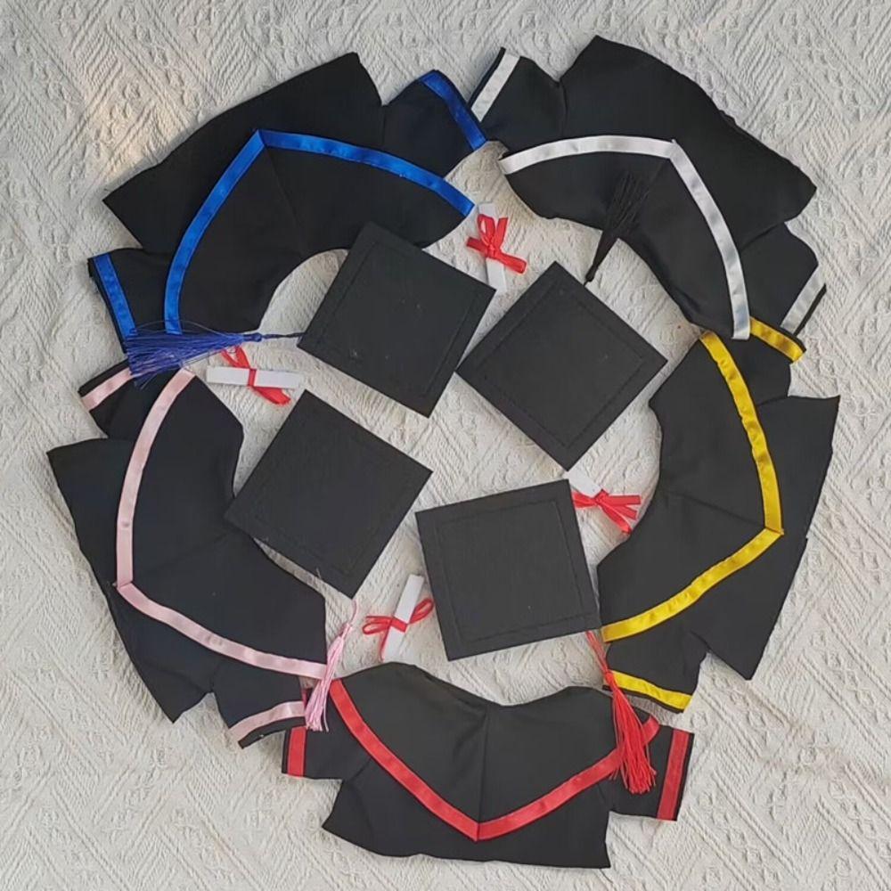 Ropa de Oso de Graduación de Tela Varios Colores Uniforme de Licenciado Regalo DIY Vestido de Graduación