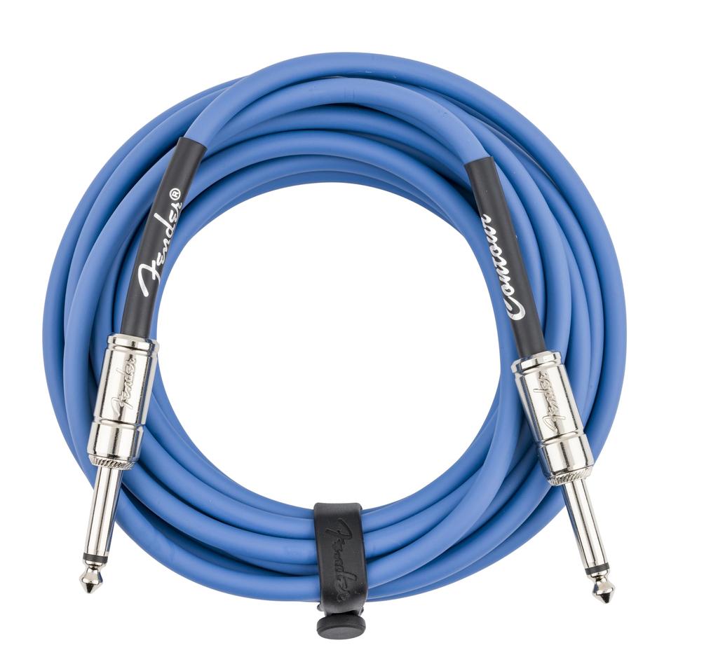 Fender Contour 18.6ft (approx. 6m) Lake Placid Blue Guitar Cable