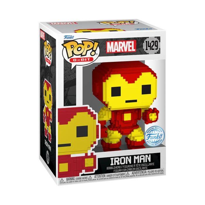 Figurine - Funko Pop! - Iron Man - 8-Bit - Vinyle de Haute Qualité - 9,5 cm