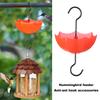 1/4Pcs Ant Moat Hummingbird Feeder Plastic Weather-Resistant Ant Guard Bird Feeder Hanging Hooks Inverted Umbrella Ant Stopper with Brush