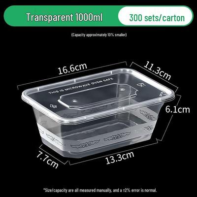 Jednorázové nádoby na potraviny s víčky