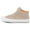 Chuck Taylor All Star Comfortable Versatile Fashion Mid-Top Canvas Shoes Unisex Sneakers Beige A08587C