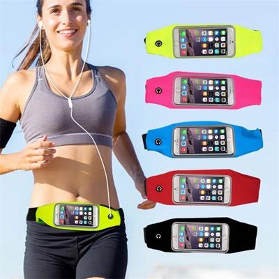 Mobiltelefon zsebes mobiltelefon táskák iphone/samsung futó sportövhöz, érintőképernyős táska