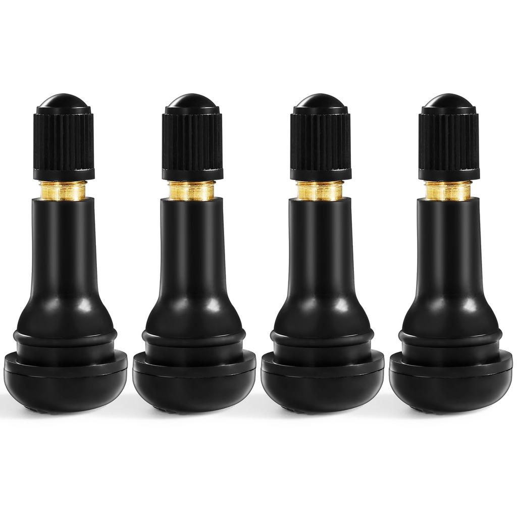 Sondsilen TR413CL Tubeless Tire Rubber Valve, Air Valve, Car Rubber Valve, with Cap, Universal
