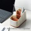Multifunctional 4 Slot Remote Control Holder Multiple Colors Desktop Storage Box Organizer For TV Remote Stationery Home Hotel
