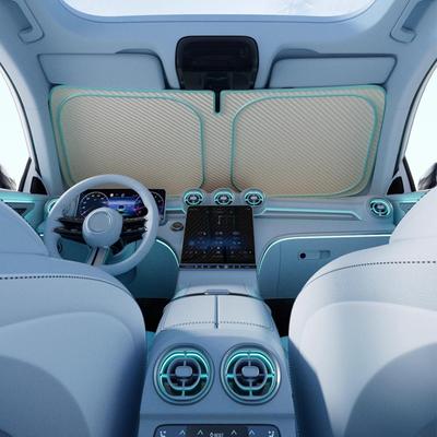 Windshield Sunshade Lightweight Sun Cover Sunshade Uv Blocking Foldable Portable Interior Protection For Privacy Hot Weather