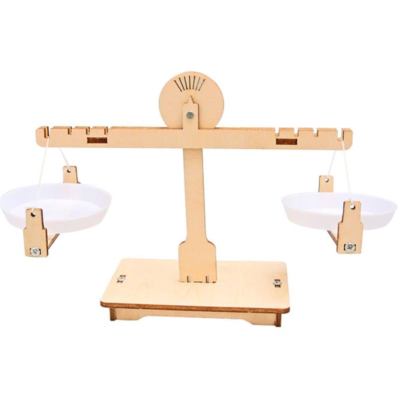Montessori Educational DIY Wooden Balance Scale Math Learning Game Board Toy for Addition And Subtraction Developmental Model