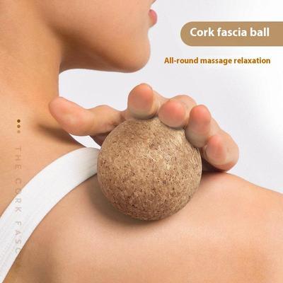 Cork Massage Ball Back Massage Foot Massager Yoga Ball Tension Release Therapy Myofascial Ball Relax Muscles Trigger Point