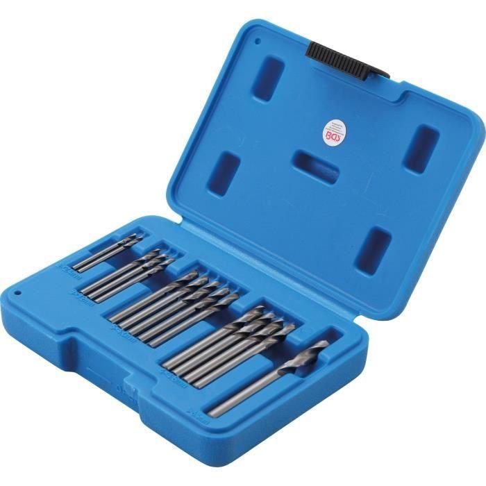 Jeu de forets de rivets hss 2,4 – 6,4 mm 15 pièces - bgs technic