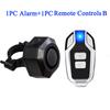 Extractme Wireless Motorcycle Burglar Alarm Remote Control 110dB Vibration Sensor Electric Bike Scooter Safety Protection Alarm