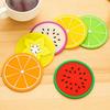 Gelei Kleur Fruit Vorm Onderzetters Creatieve Skid Isolatie Silica Gel Beker Mat