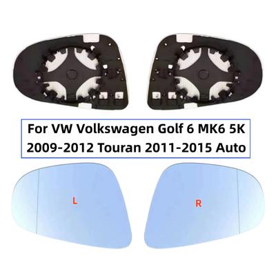 For VW Volkswagen Golf 6 MK6 5K 2009-2012 Touran 2011-2015 Auto Parts Rearview Side Wing Heated Durable Mirror Glass Part