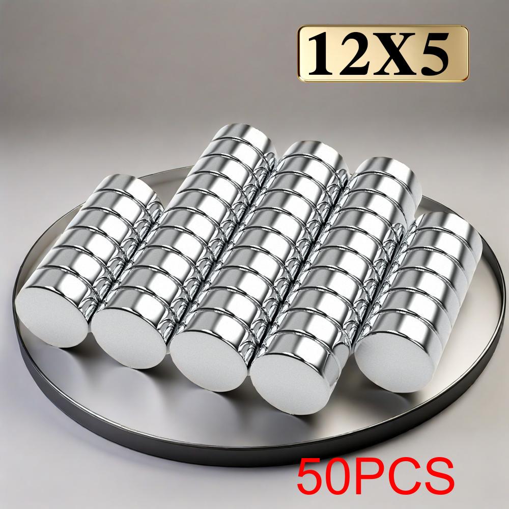 12x5mm Imans Refrigerator Magnets for DIY Office Whiteboard Workshop Suitable Tools Home Workplace