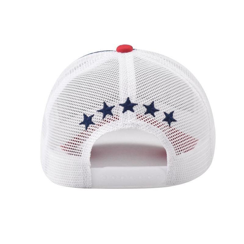 Hot Sale Unisex Adjustable Mesh Cap Casual Plain Embroidery Five-Star Cotton Baseball Cap Summer Trucker Hat for Women And Men