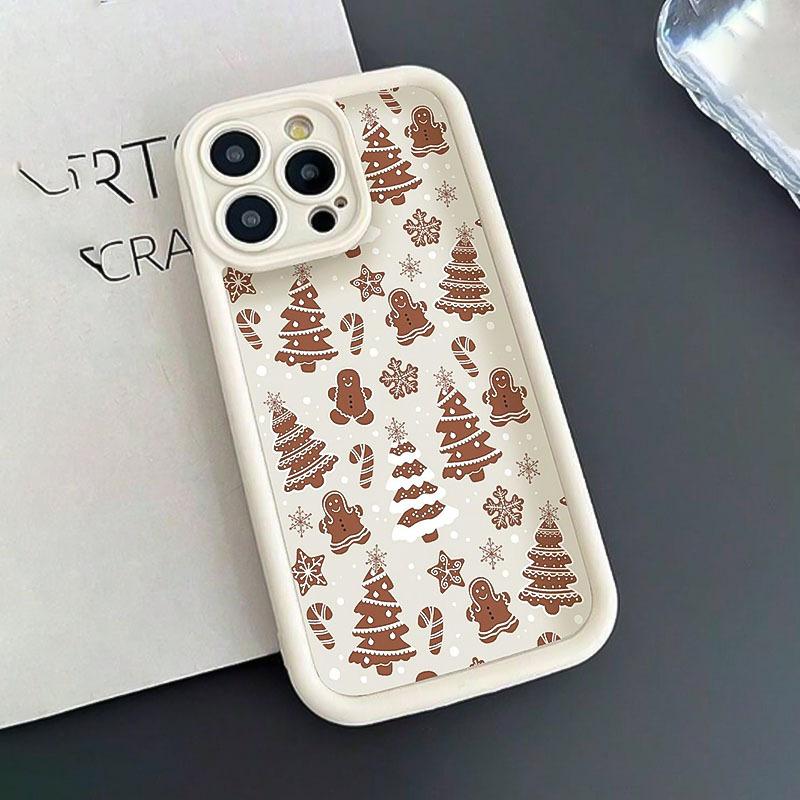 Christmas Tree Graphic Phone Case for iPhone 16 15 14 13 12 11 X XR Xs SE2 SE 8 7 Plus Pro Max Mini Silicone Back Cover