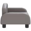 Vidaxl Sofa Dla Dzieci, Szara, 50X40X30 Cm, Sztuczna Skóra