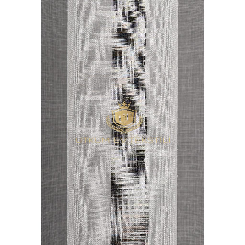 Luxuriöser Vorhang aus Leinen-Armee-Webtüll, 1/2,50 Normalbatterie