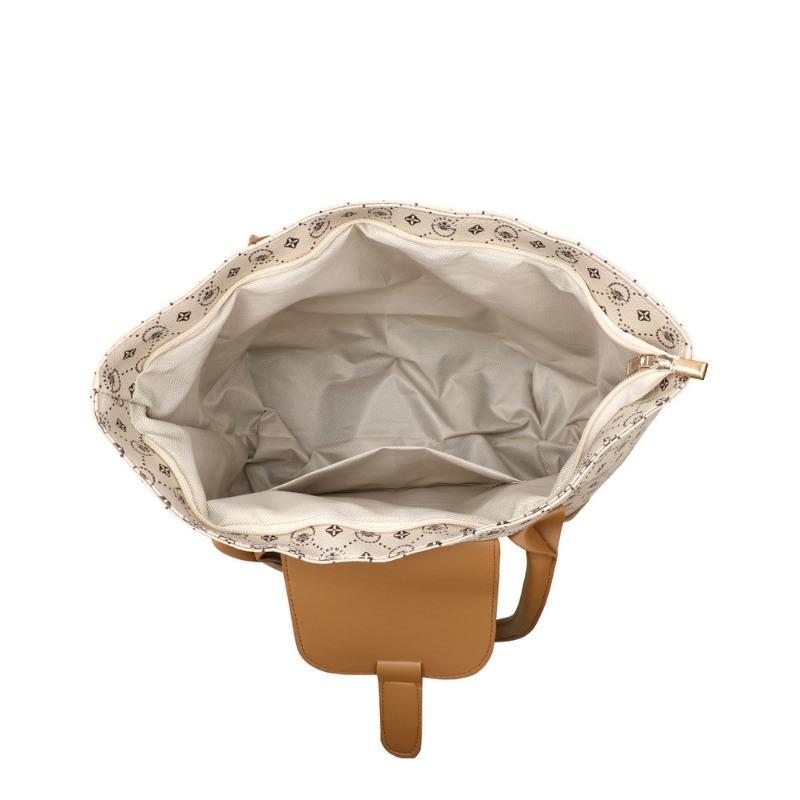 New fashion printed tote bag women's versatile large-capacity student class bag shoulder bag