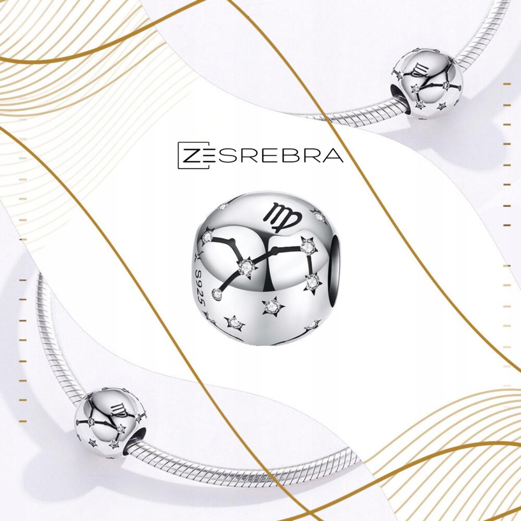 Virgo Zodiac Sign Charms 925 Bead Zodiac Charms Pr 925
