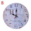 30cm Evropské Retro Kreativní Nástěnné Hodiny Obývací Pokoj Bar Hodiny Dřevěné Nástěnné Hodiny