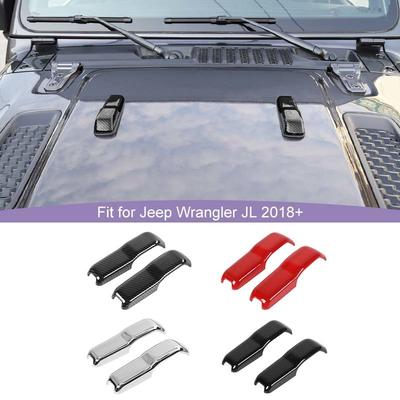 Autocollant de Couvercle Décoratif de Capot Moteur ABS Adapté Pour Jeep Wrangler JL Pour JT Gladiator 2018 et Plus Accessoires Extérieurs de Voiture