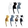 Lovely Cat Magnet Wall Decor Freezer Hook Key Holder Organizer Decorative Hanger