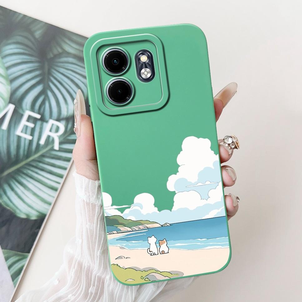 2024 For Infinix Hot 50i Case HoT50i Shock Proof Black Silicone Soft Phone Case For Infinix Hot 50i 50 i X6531 Back Cover Fundas
