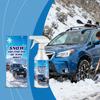 Windshield Deicer Spray 120ML Fast-Acting Glass Freeze Snow Remover Agent Car Windshield Defroster For SUV RV Sedan Truck